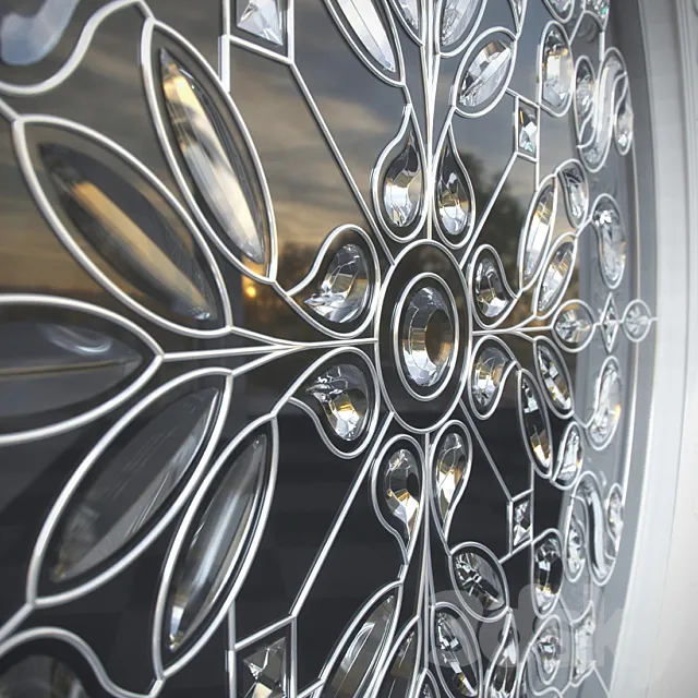 Bevelsy round window 3D Model