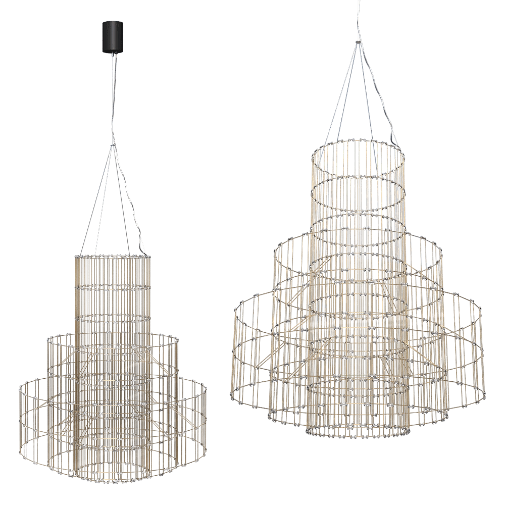 Bezhko – Chandelier Cascade 2 3D Model Bezhko – Chandelier Cascade 2 3D Model