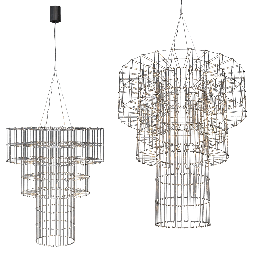 Bezhko – Chandelier Cascade 3D Model Bezhko – Chandelier Cascade 3D Model