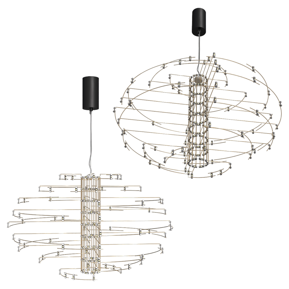 Bezhko – Chandelier Galaktika 3D Model Bezhko – Chandelier Galaktika 3D Model