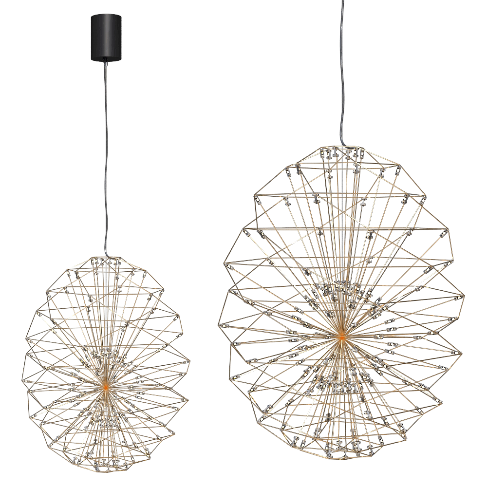 Bezhko – Chandelier Golden egg 3D Model Bezhko – Chandelier Golden egg 3D Model