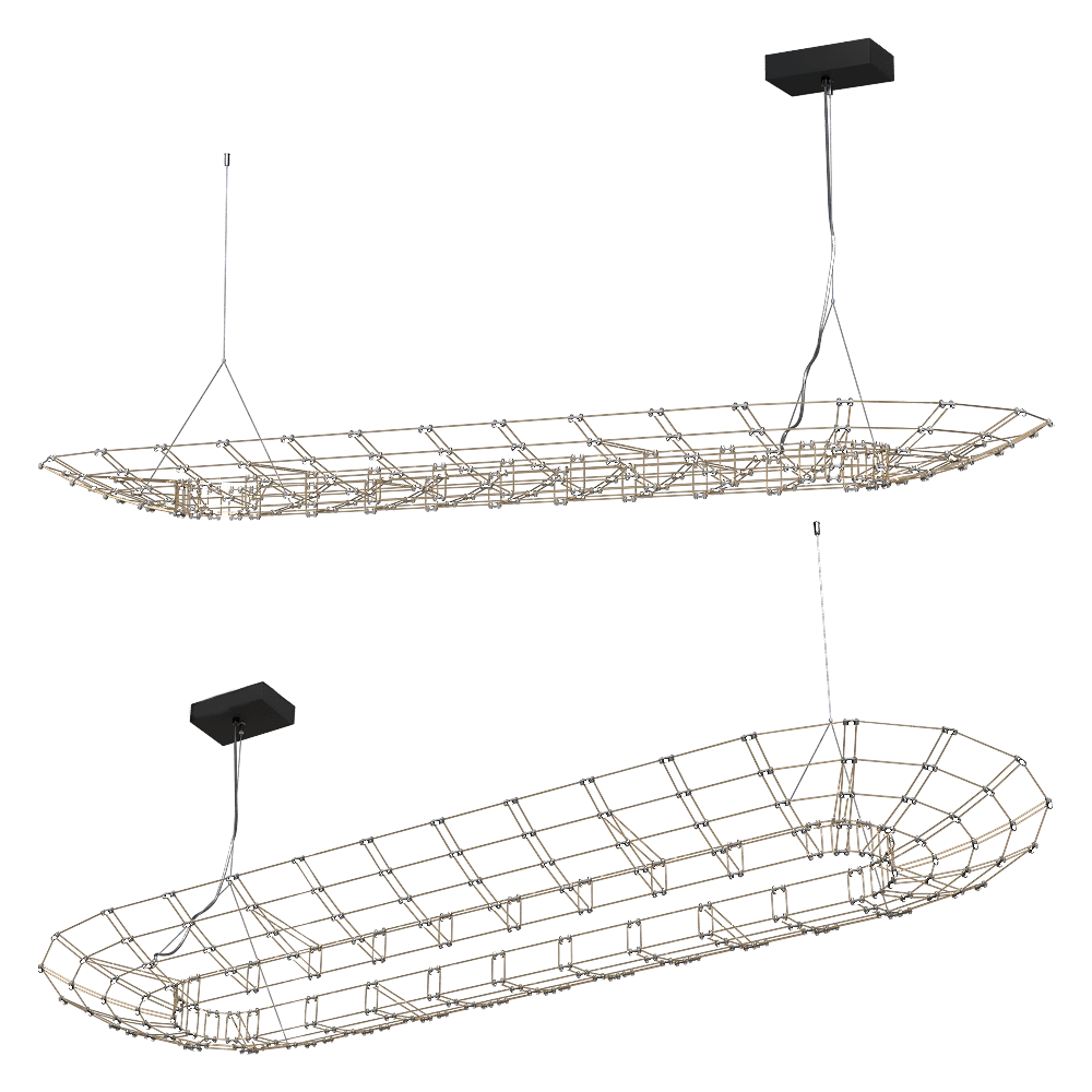 Bezhko – Chandelier Liberty long 3D Model Bezhko – Chandelier Liberty long 3D Model