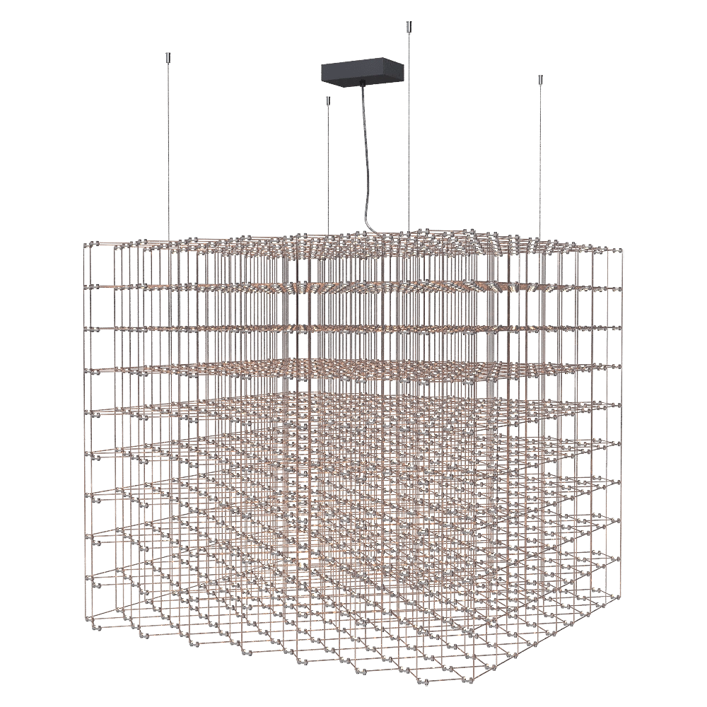 Bezhko – Chandelier Manta cube 3D Model Bezhko – Chandelier Manta cube 3D Model