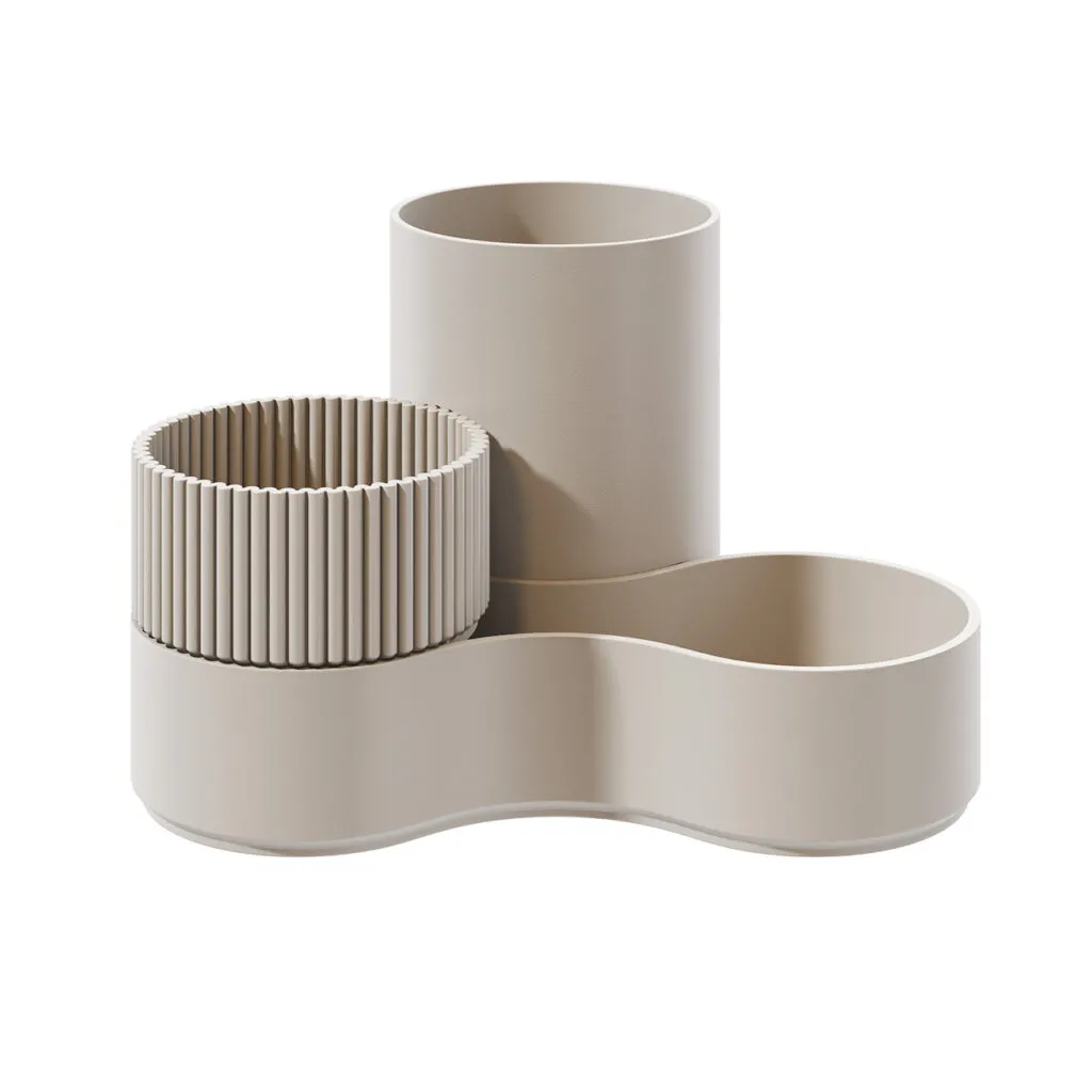 Bfriends Desk Pots Storage System by Bene