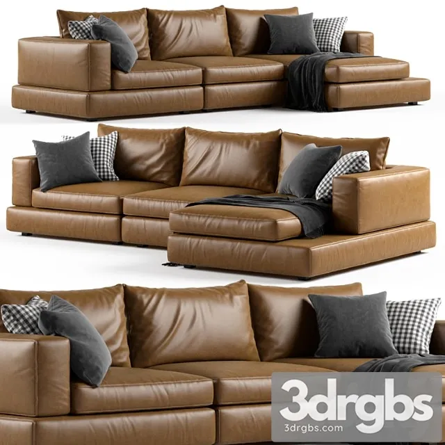 Biancobianco caresse 3 seater corner 2 3D Model Download Biancobianco caresse 3 seater corner 2 3D Model Download