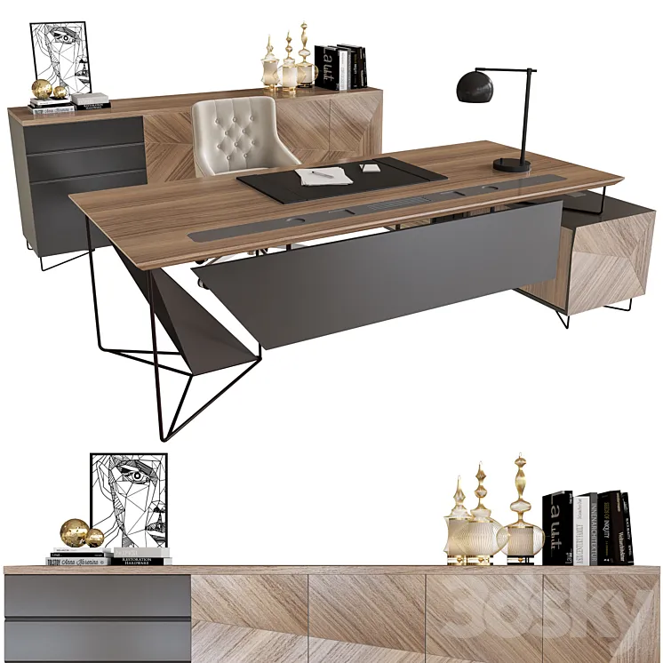 bianos office furniture_107 3D Model Free Download