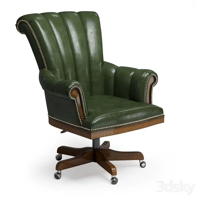 Bicester desk & game chair 3D Model