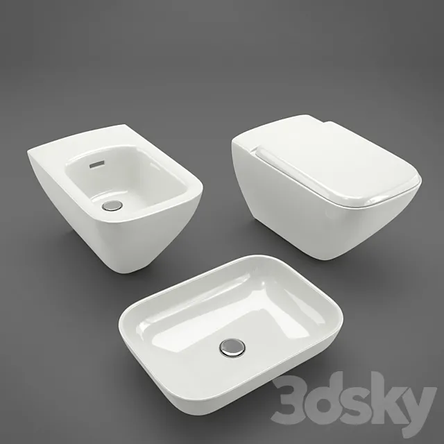 Bidet Toilet Sink 3DModel