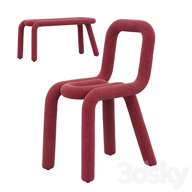 Big-Game Bold chair and bench 3D Model