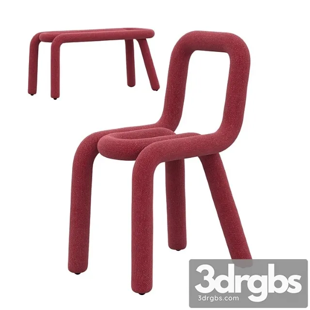 Big-game bold chair and bench Big-game bold chair and bench