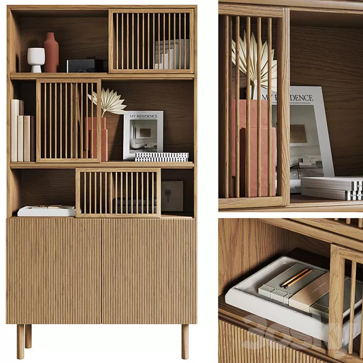 Bilbao shelving unit by La redoute 3D Model Bilbao shelving unit by La redoute 3D Model