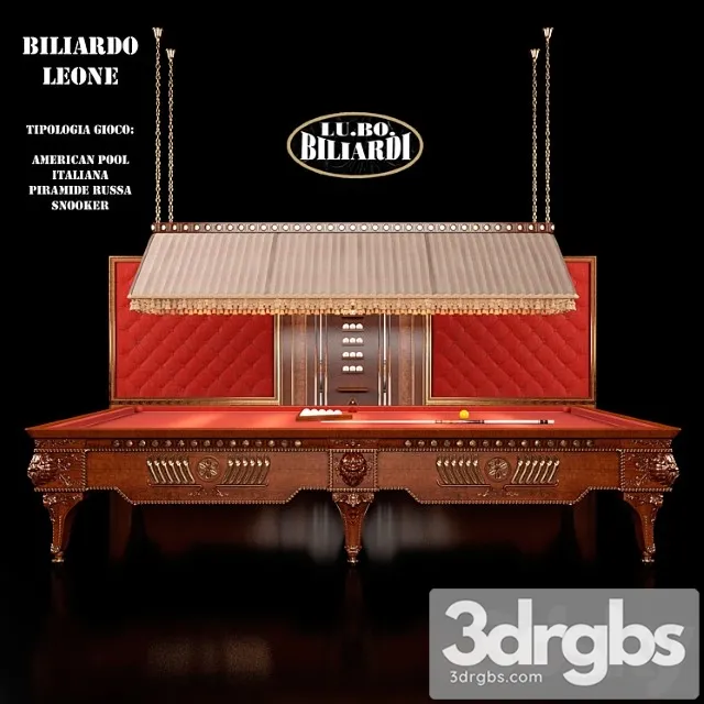 Biliardo leone 3D Model Download