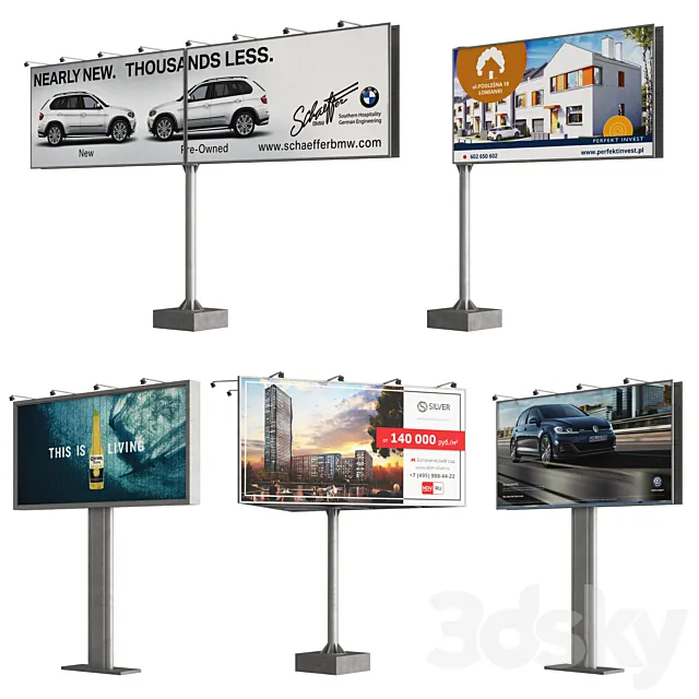 Billboards 3DModel Billboards 3DModel