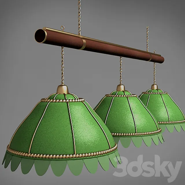 Billiard Lamp 3D Model