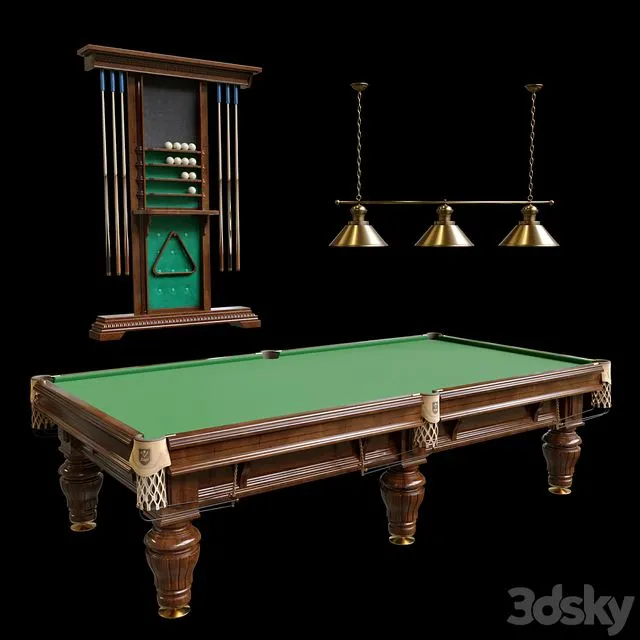 Billiard table President 3D Model