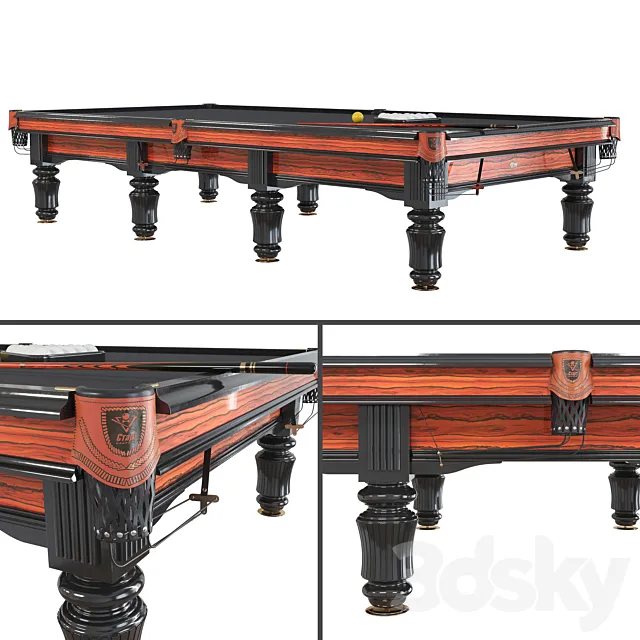 Billiard table Start “Liverpool-Exotic” 3D Model