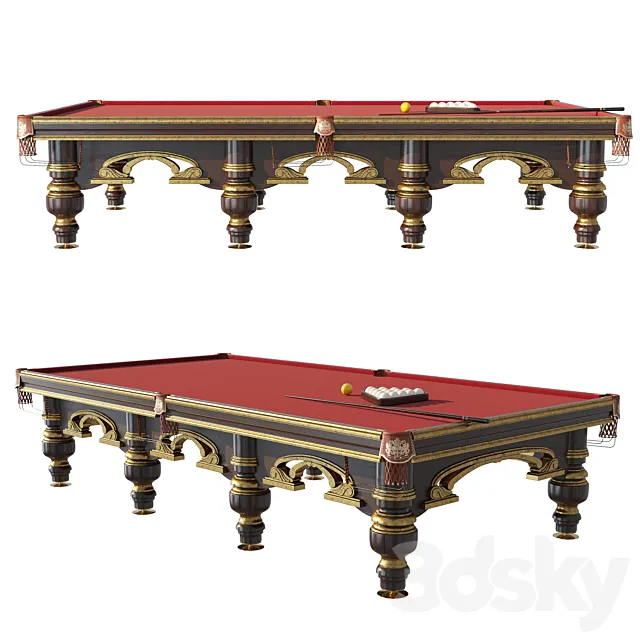 Billiard table Start “Venice Luxury” 3DModel