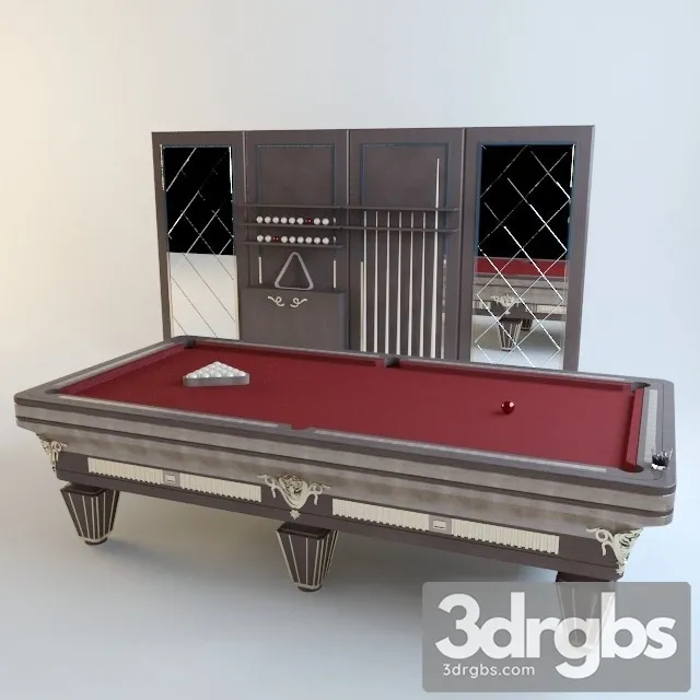 Billiards Florence Collections 3D Model Download