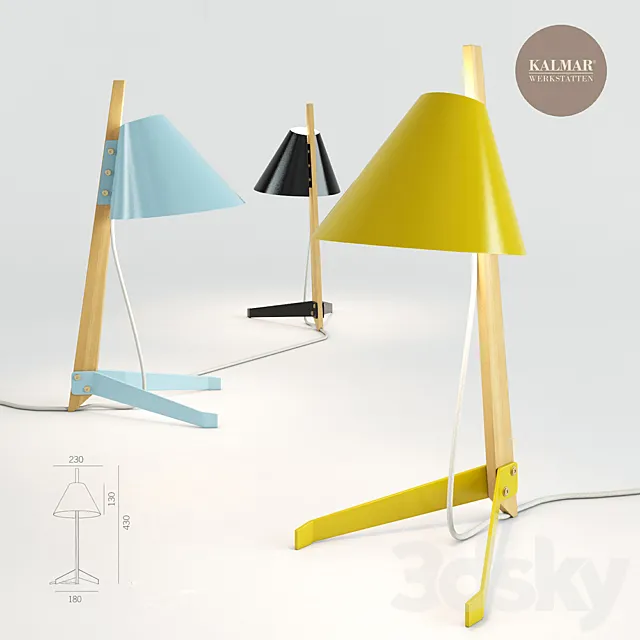BILLY BL TABLE LAMP 3D Model