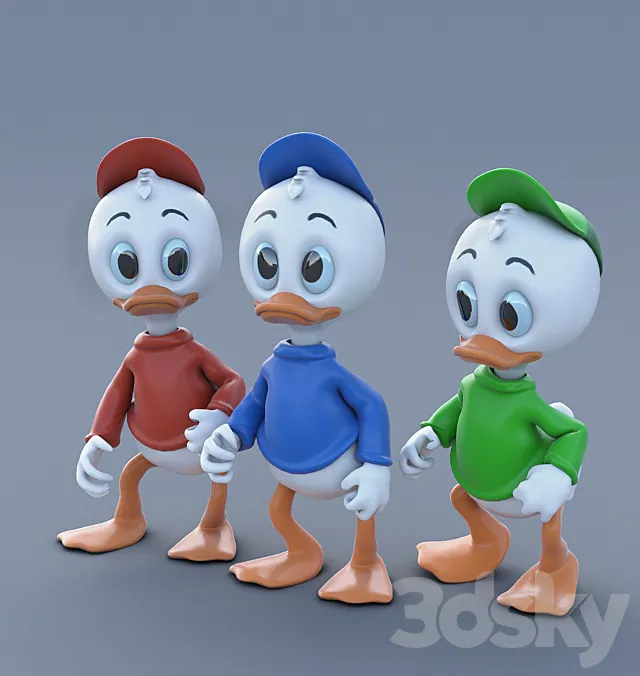 Billy Willy and Dilly 3D Model Billy Willy and Dilly 3D Model