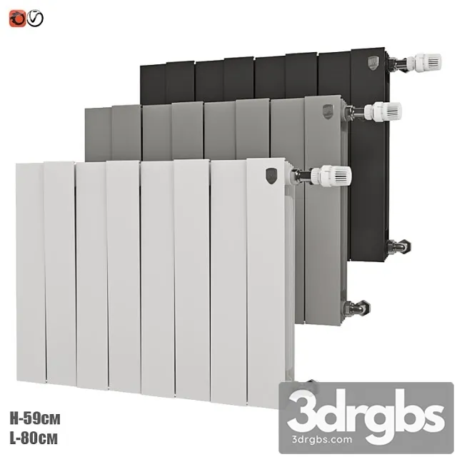 Bimetal Radiator Pianoforte 3D Model Download