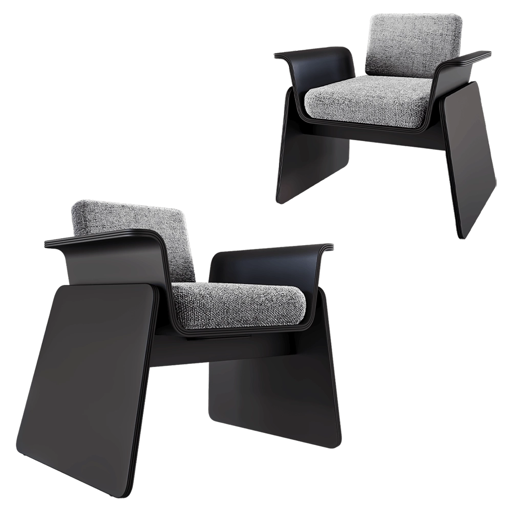 Bino home – Armchair Base bend 3D Model