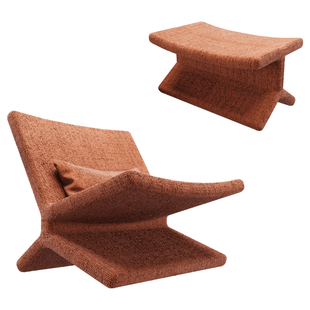 Bino home – Armchair Plain 3D Model