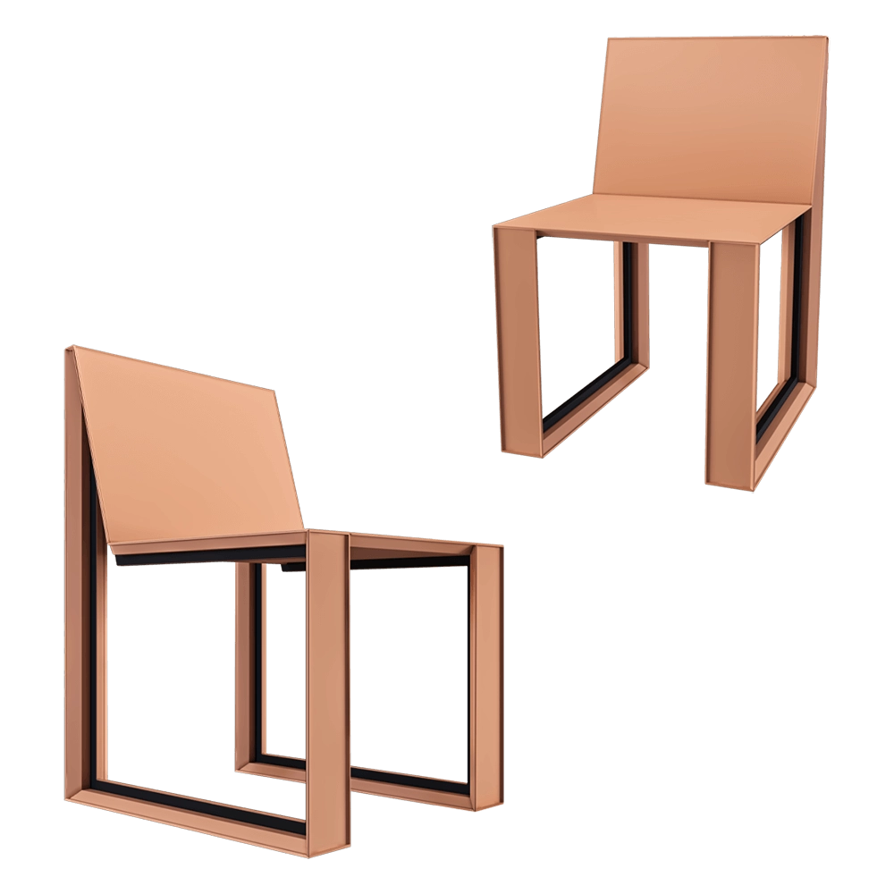 Bino home – Chair Flat 3D Model Bino home – Chair Flat 3D Model