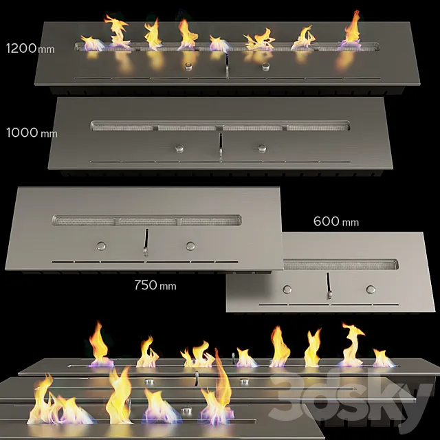 Bio-fireplace 3DModel
