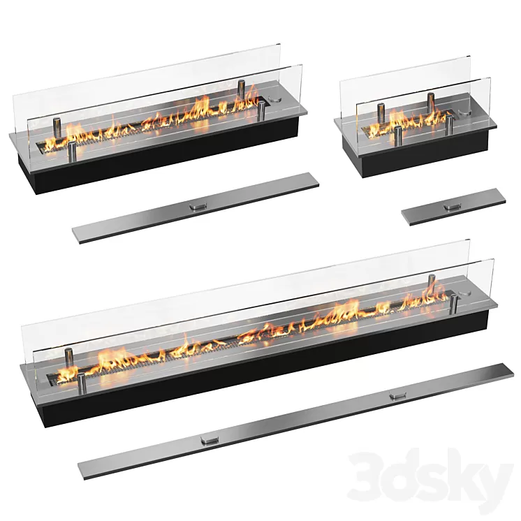 Bio fireplaces 3D Model