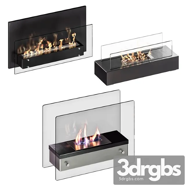 Bio Fireplaces 3D Model Download