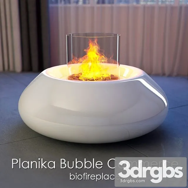 Biofireplace Planika Bubble Commerce 3D Model Download