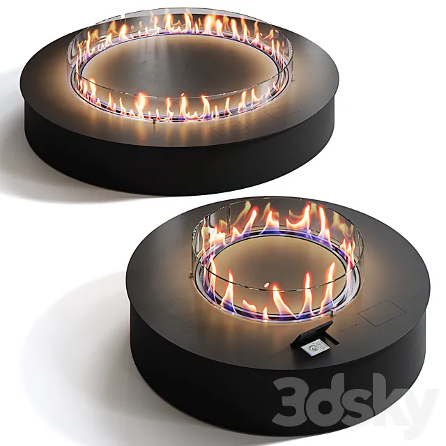 Biograte SmartFire Round Biofireplaces 3D Model
