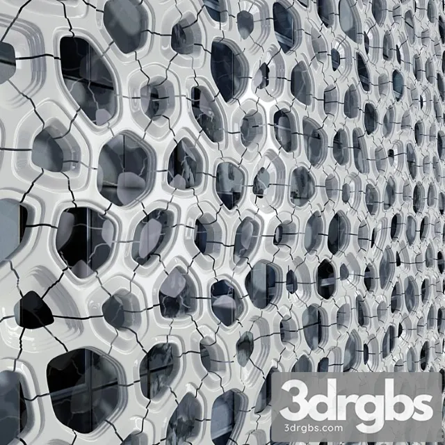 Bionica Decorative Facade 3D Model Download