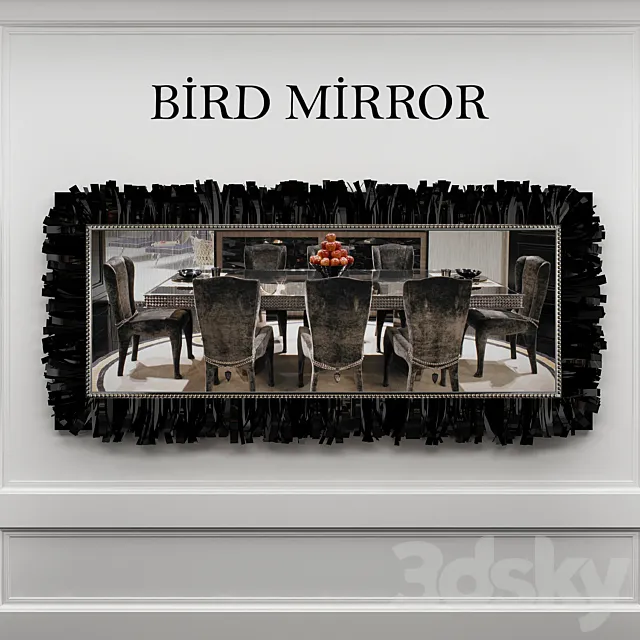 Bird mirror 3D Model Bird mirror 3D Model