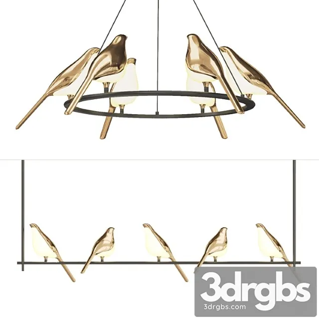 Bird-shaped chandelier nomi Bird-shaped chandelier nomi