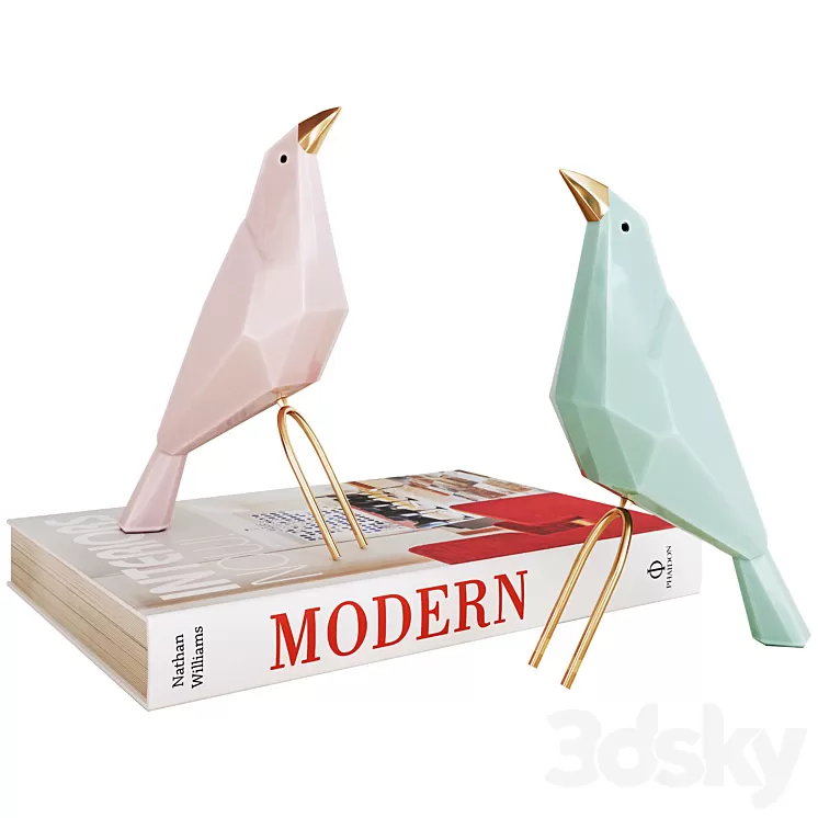 Birds Decor 3D Model Free Download