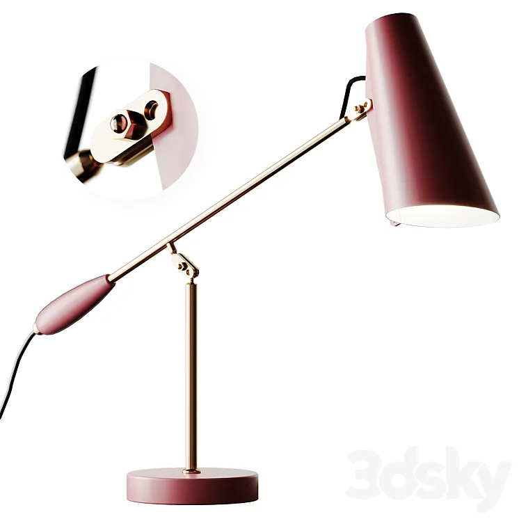 Birdy Table Lamp 3D Model Free Download Birdy Table Lamp 3D Model Free Download