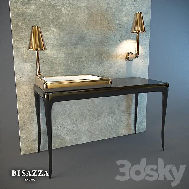 Bisazza bagno _ Large Gloss Table 3D Model Bisazza bagno _ Large Gloss Table 3D Model