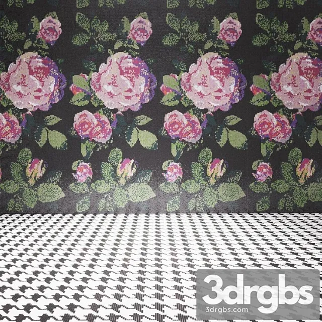 Bisazza. mosaico 3D Model Download