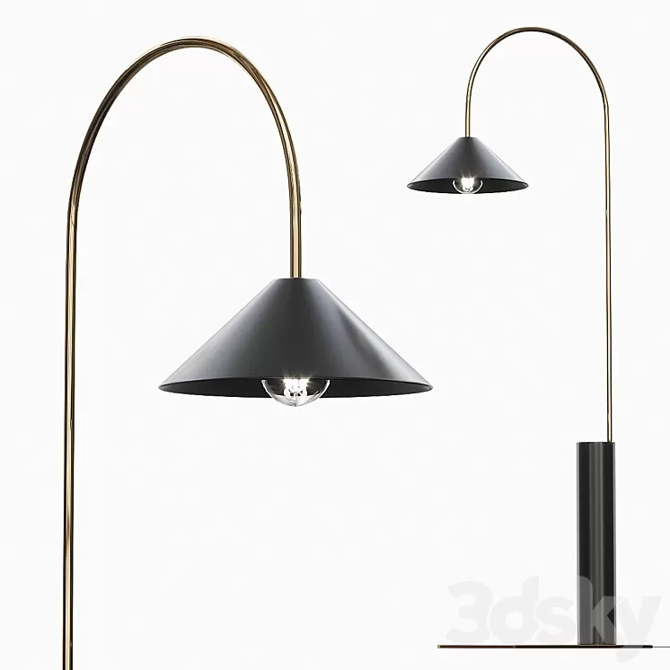 BISHOP TALL FLOOR LAMP 3D Model