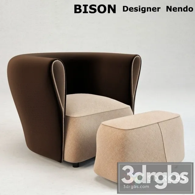 Bison Armchair 3D Model Download Bison Armchair 3D Model Download