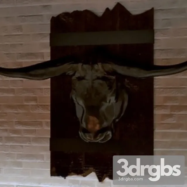 Bison Head 3D Model Download