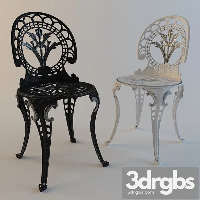 Bistro Chair 2 3D Model Download