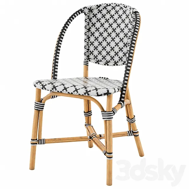 Bistro Chair 3D Model Bistro Chair 3D Model