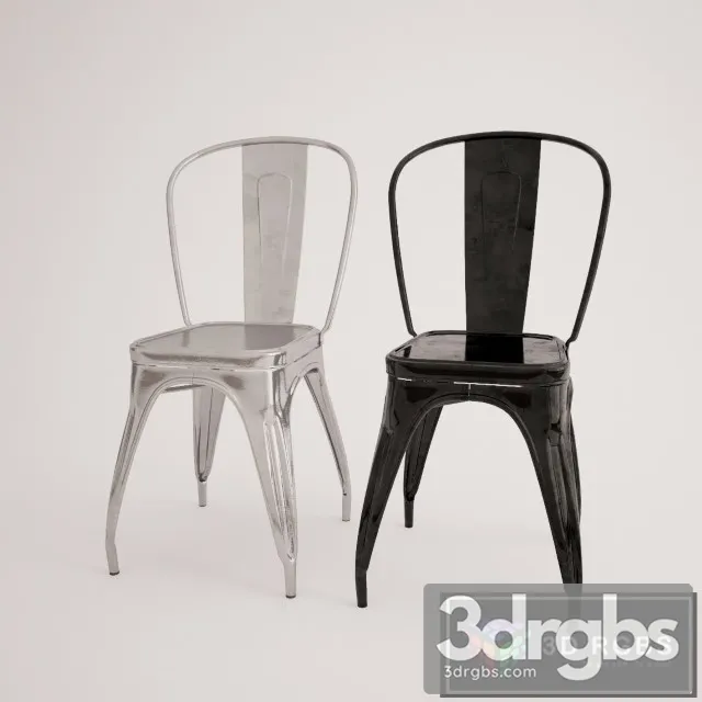 Bistro Gunmetal Chair 3D Model Download