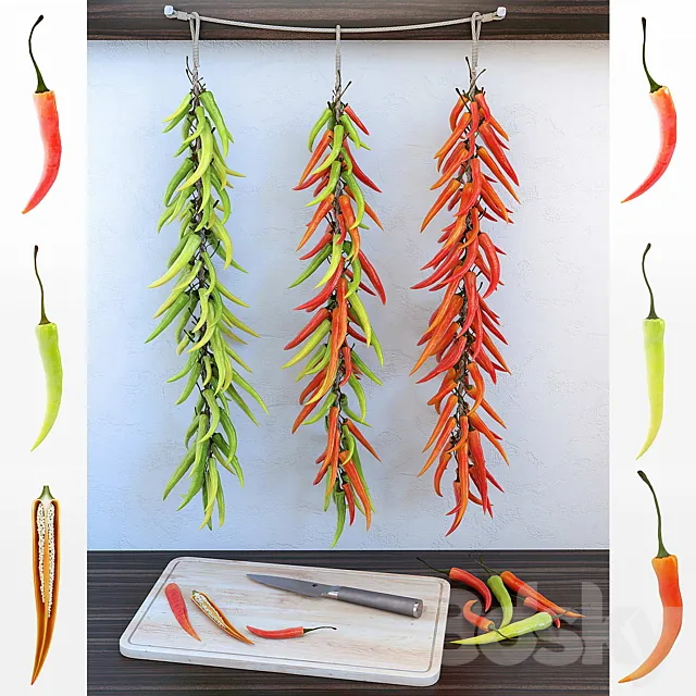 Bitter pepper 3D Model