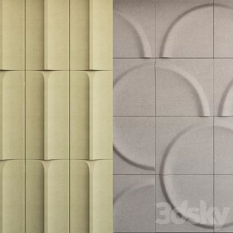 BLA STATION ACOUSTIC PANELS 3D Model Free Download
