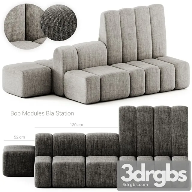 Bla Station Bob Module Hide Sofa 3D Model Download Bla Station Bob Module Hide Sofa 3D Model Download