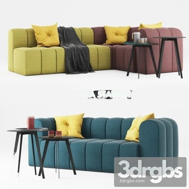 BLA Station Bob Sofas 3D Model Download BLA Station Bob Sofas 3D Model Download